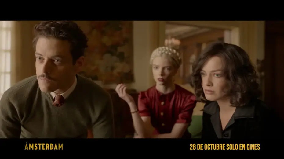 Video for the film Amsterdam — Anuncio: 'Mi amigo fue asesinado por algo que había visto'