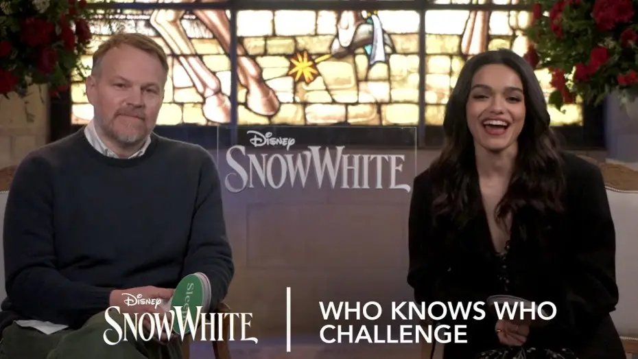 Video for the film Disney's Snow White — Rachel Zegler & Marc Webb: 'Who Knows Who Better?' Challenge
