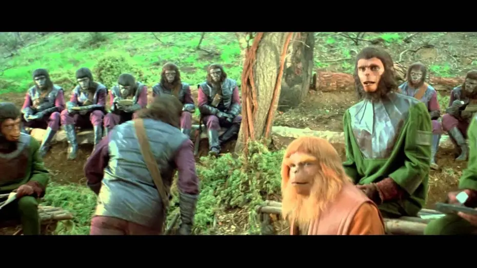 Video for the film Battle for the Planet of the Apes — La conquista del planeta de los simios - Trailer