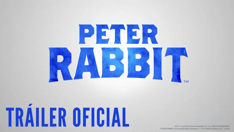 Video for the film Peter Rabbit — Peter Rabbit. Tráiler Oficial HD en español.  Ya en cines.