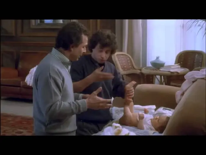 Video for the film Three Men and a Cradle — Three Men And a Cradle / 3 hommes et un couffin (1985) - Trailer