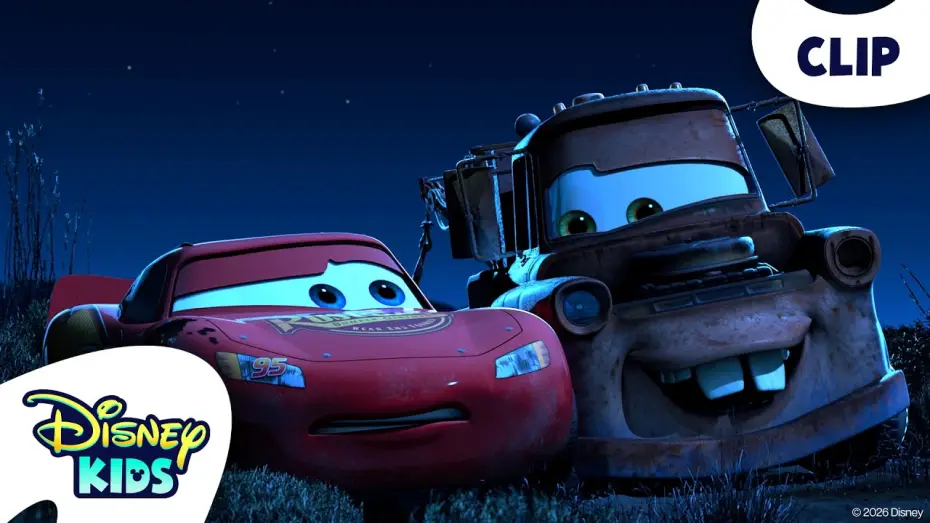 Video for the film Cars — Lightning and Mater Go Tractor Tipping