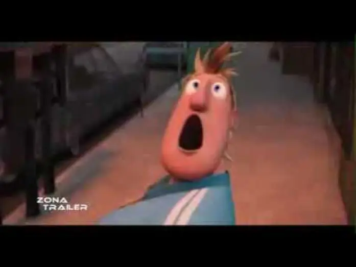 Video for the film Cloudy with a Chance of Meatballs — Lluvia de Hamburguesas Trailer español Latino