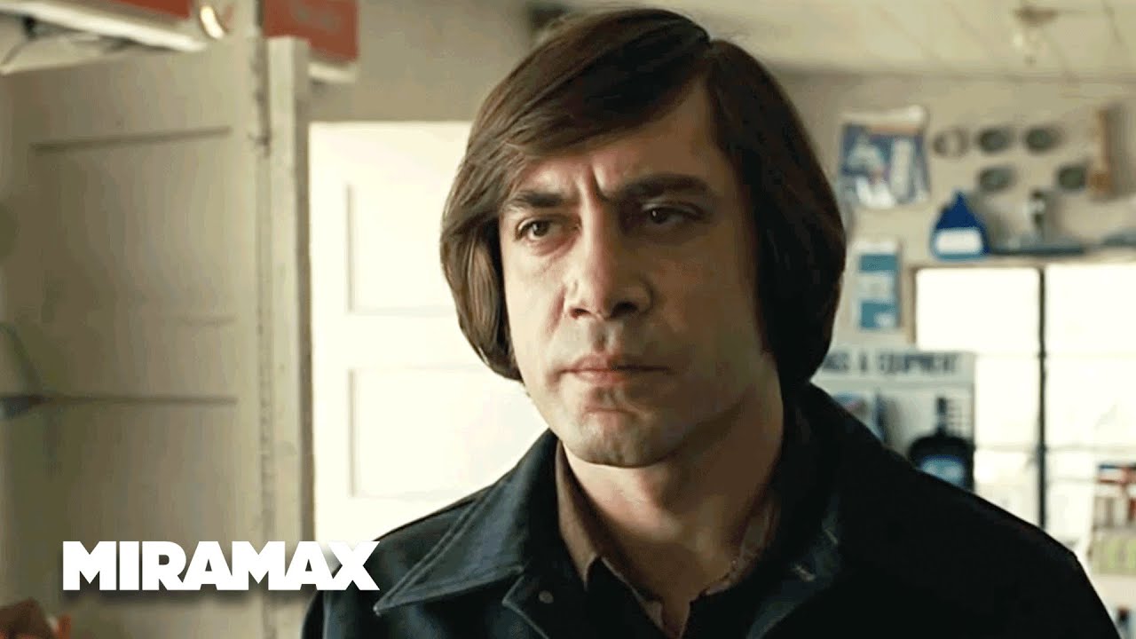 Video for the film No Country for Old Men — No Country for Old Men | 'Coin Toss' (HD) - Javier Bardem | MIRAMAX
