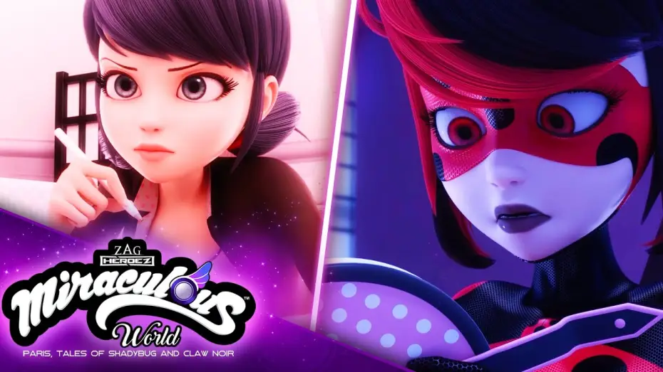 Video for the film Miraculous World: Paris, Tales of Shadybug and Claw Noir — Marinette's diary
