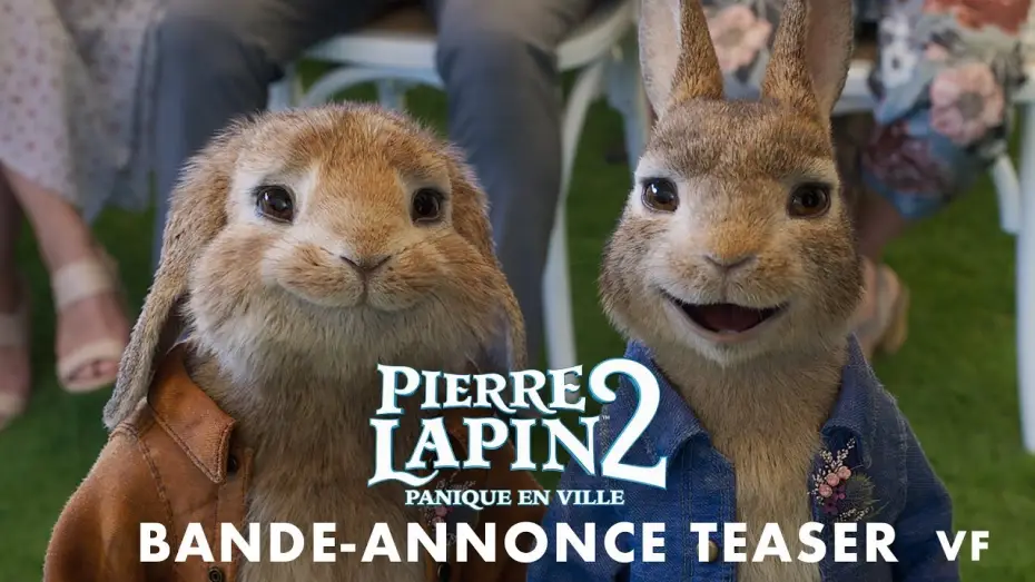 Video for the film Peter Rabbit 2: The Runaway — Pierre Lapin 2 : Panique en ville - Teaser [VF]