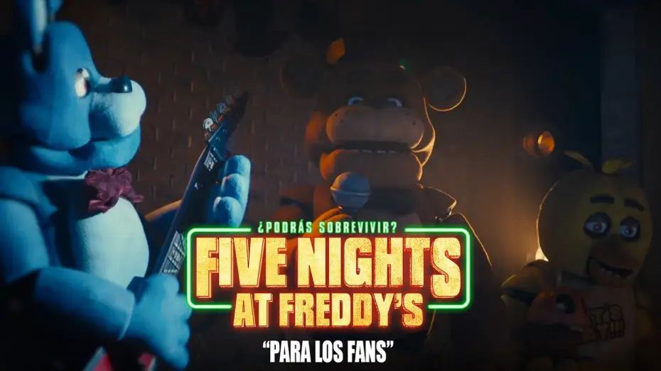 Video for the film Five Nights at Freddy's — Para los fans [VOSE]