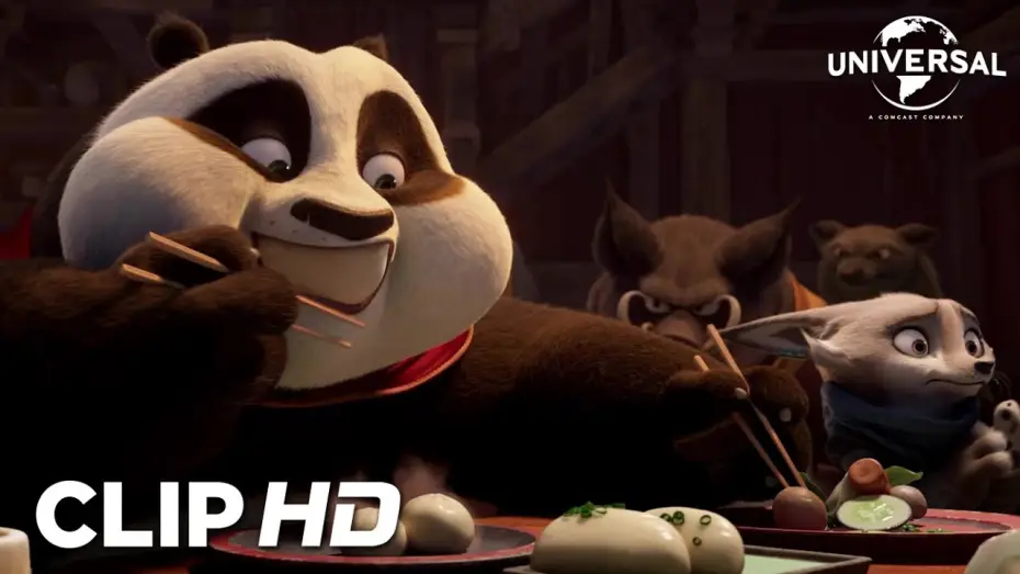 Video for the film Kung Fu Panda 4 — Clip - Taberna El Conejito Feliz