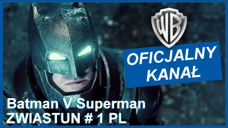 Video for the film Batman v Superman: Dawn of Justice — BATMAN V SUPERMAN: ŚWIT SPRAWIEDLIWOŚCI- zwiastun # 1 PL