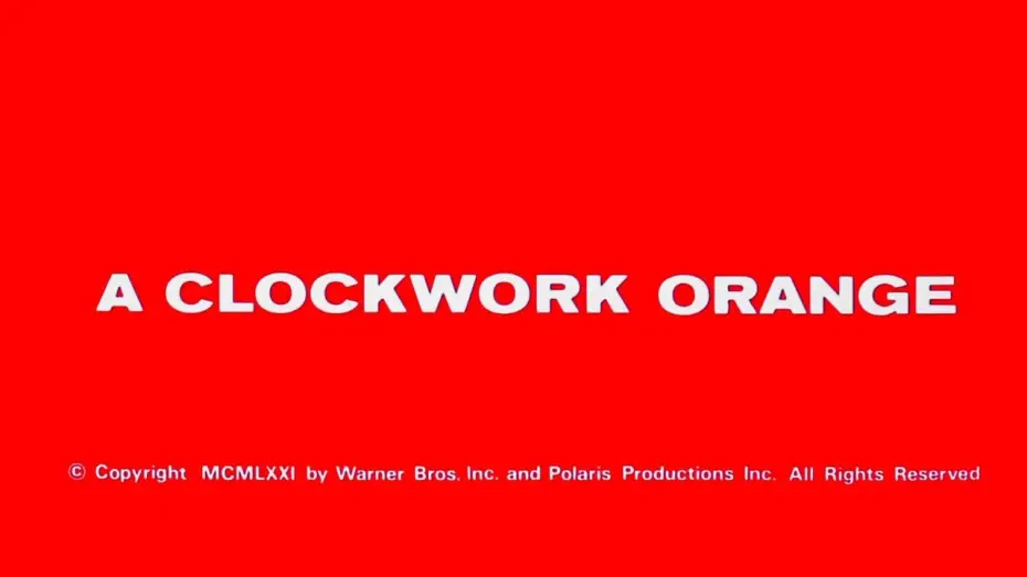 Video for the film A Clockwork Orange — Original Trailer