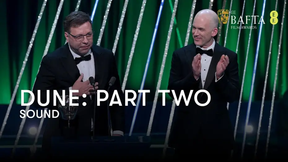 Video for the film Dune: Part Two — The BAFTA for Sound goes to Dune: Part Two| BAFTA Film Awards 2025