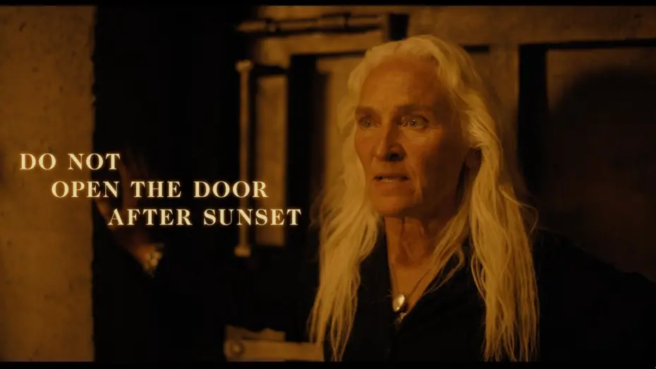 Video for the film The Watchers — Rules - Do Not Open The Door After Sunset