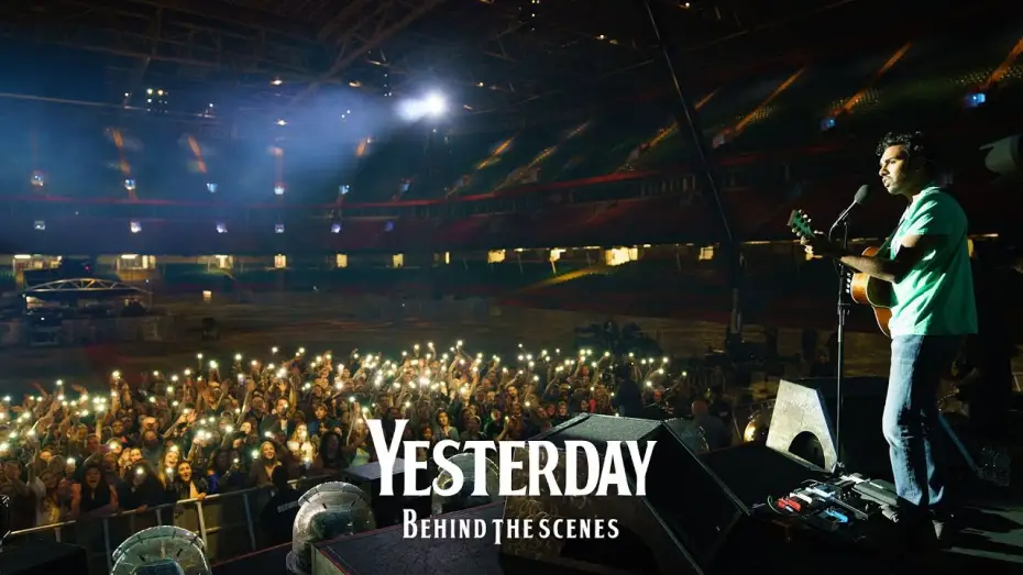 Video for the film Yesterday — Yesterday | Behind The Scenes | Ed Sheeran In Cardiff