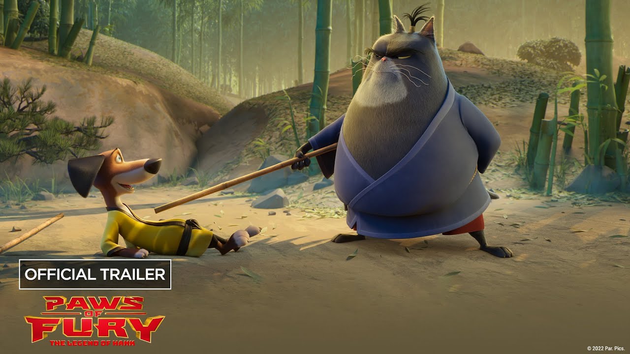 Video for the film Paws of Fury: The Legend of Hank — Official Trailer