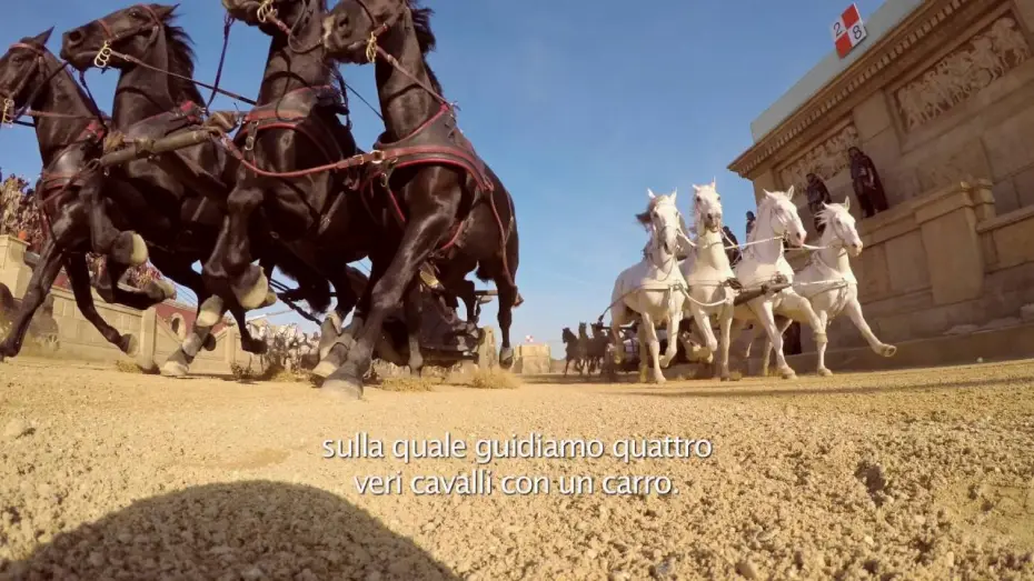 Video for the film Ben-Hur — BEN-HUR - Featurette con scene in italiano "Le riprese della corsa delle bighe"