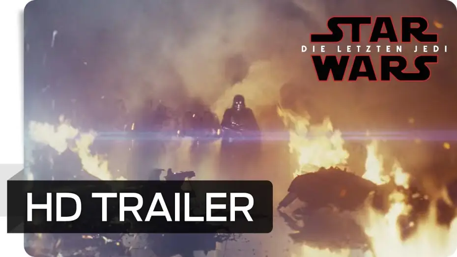 Video for the film Star Wars: The Last Jedi — Star Wars: Die letzten Jedi - Teaser Trailer Deutsch HD