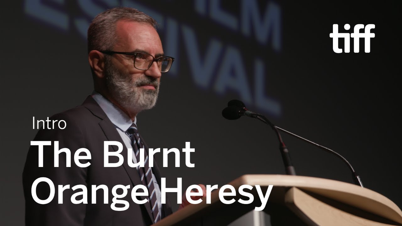 Video for the film The Burnt Orange Heresy — THE BURNT ORANGE HERESY Director Intro | TIFF 2019