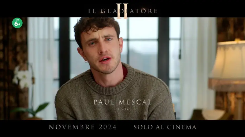 Video for the film Untitled Gladiator Sequel — Il Gladiatore II | Featurette Paul Mescal