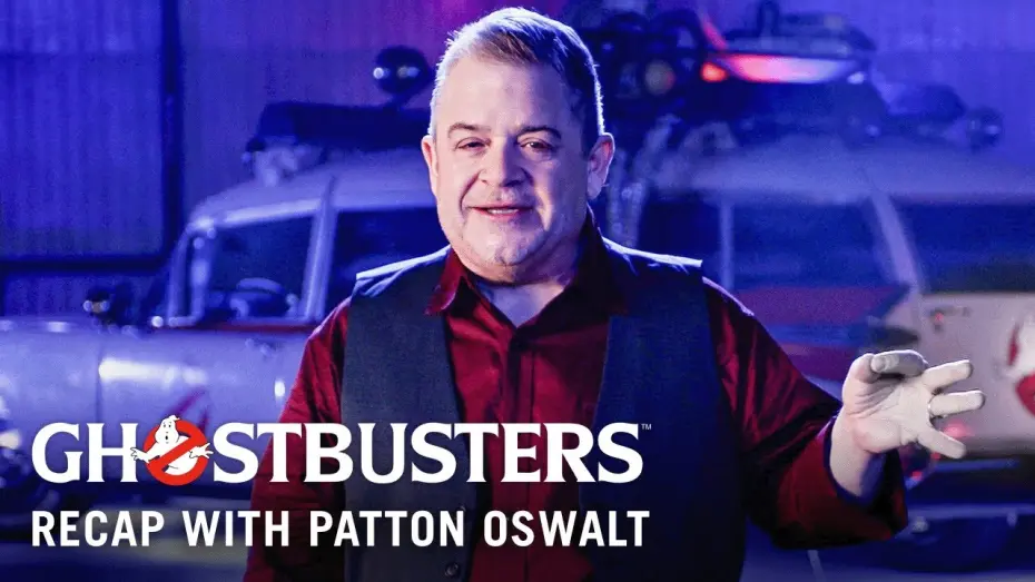 Video for the film Ghostbusters: Frozen Empire — 3 Minute Recap with Patton Oswalt