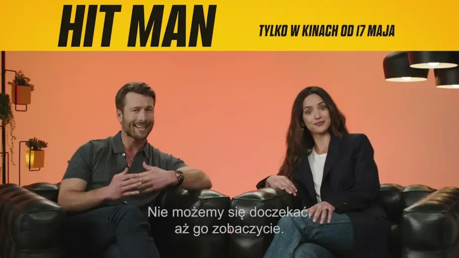 Video for the film Hit Man — Glen Powell i Adria Arjona zapraszają na film