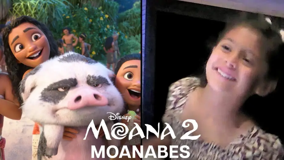 Video for the film Moana 2 — Moanabes Booth To Screen