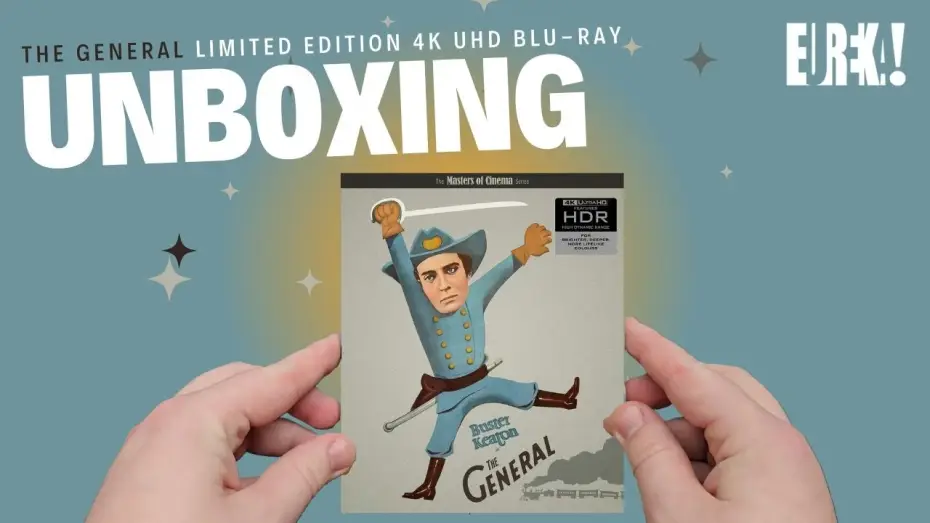 Video for the film The General — Masters of Cinema Limited Edition UHD Blu-ray Unboxing