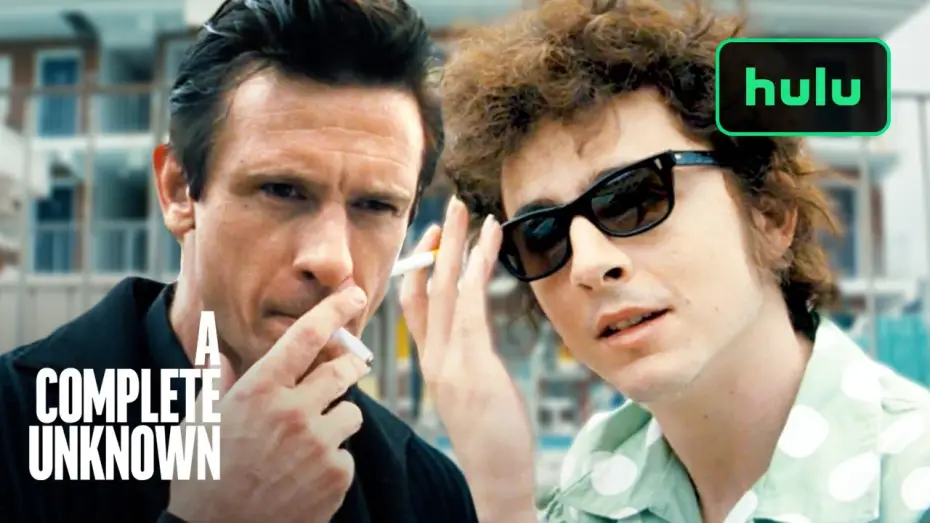 Video for the film A Complete Unknown — Bob Dylan Gets Advice from Johnny Cash