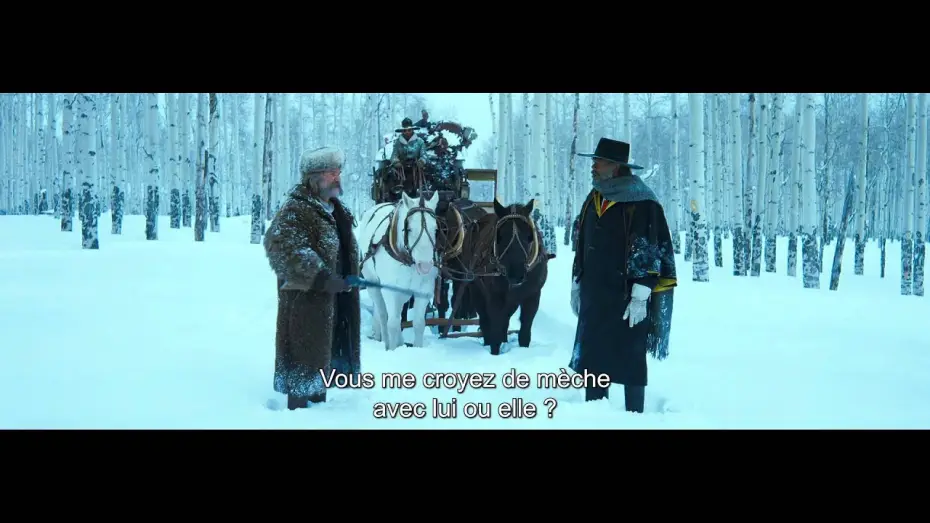 Video for the film The Hateful Eight — LES HUIT SALOPARDS - Bande Annonce VOST