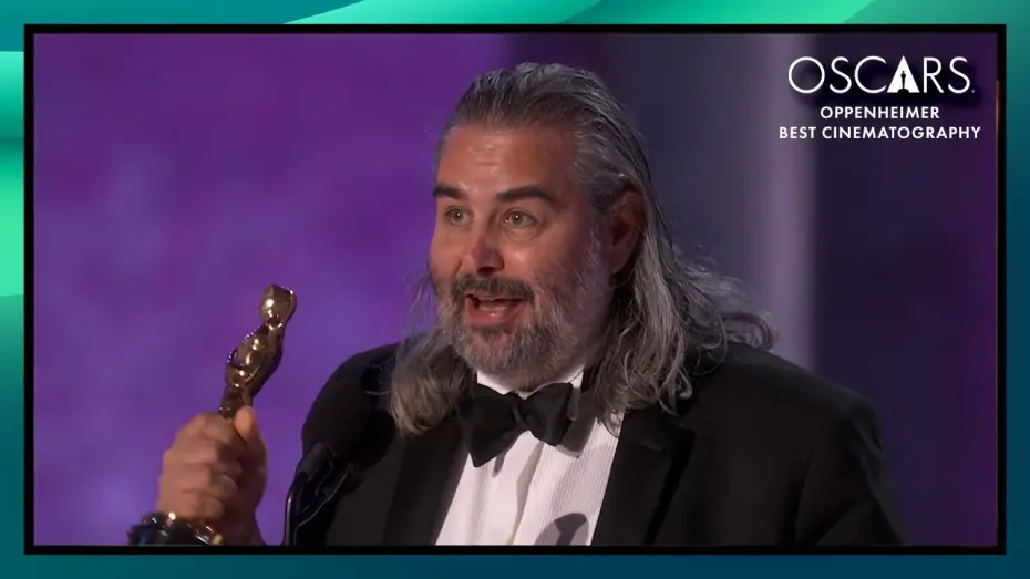 Video for the film Oppenheimer — 'Oppenheimer' Wins Best Cinematography | 96th Oscars (2024)