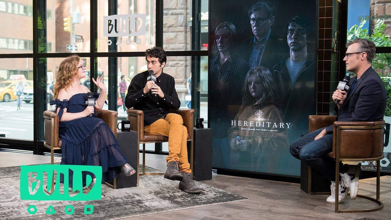Video for the film Hereditary — Alex Wolff & Milly Shapiro Interview (BUILD Series)