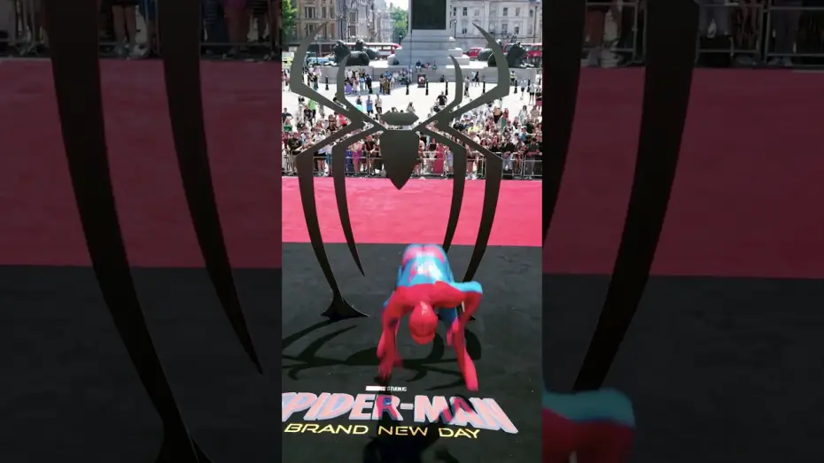 Video for the film Spider-Man: Brand New Day — London from above