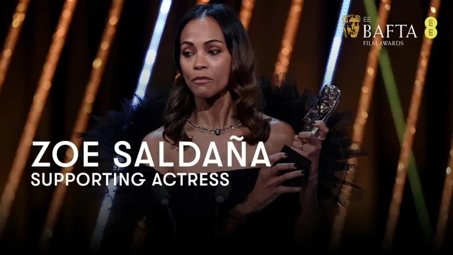 Video for the film Emilia Pérez — Zoe Saldaña wins Supporting Actress for her role in Emilia Pérez as Rita | BAFTA Film Awards 2025
