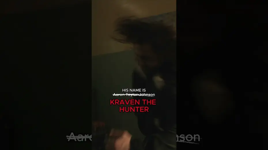 Video for the film Kraven the Hunter — You can't see him... until it's too late.