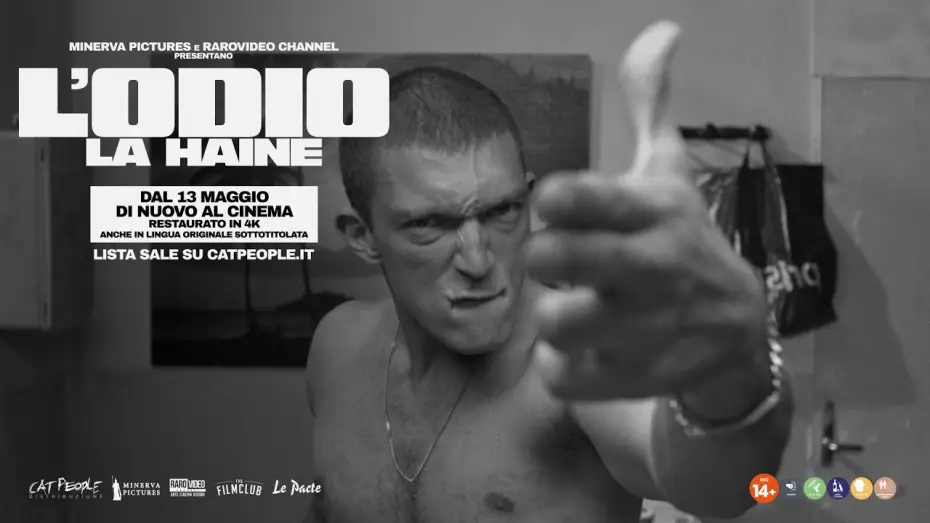 Video for the film La Haine — L'ODIO - LA HAINE 4K - Teaser #1 2024 - Al cinema dal 13 maggio