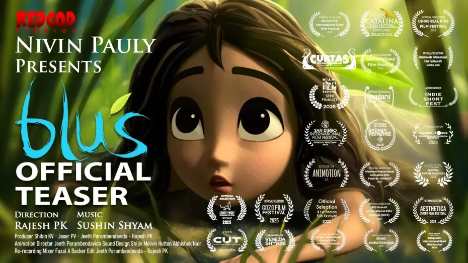 Video for the film Blu’s — Blu's Animated Short Film | Official Teaser 2024 | RedGod Studios