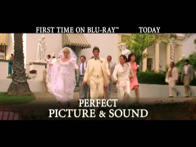 Video for the film Scarface — Blu-ray Spot