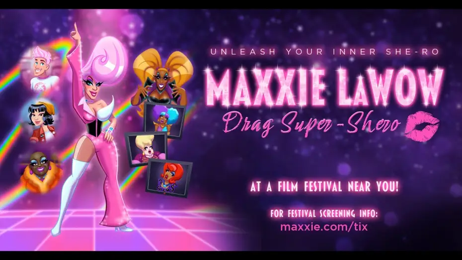 Video for the film Maxxie LaWow: Drag Super-shero — Maxxie LaWow: Drag Super-shero Animated Film TRAILER | Official