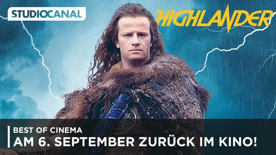 Video for the film Highlander — Trailer: Kino-Re-Release