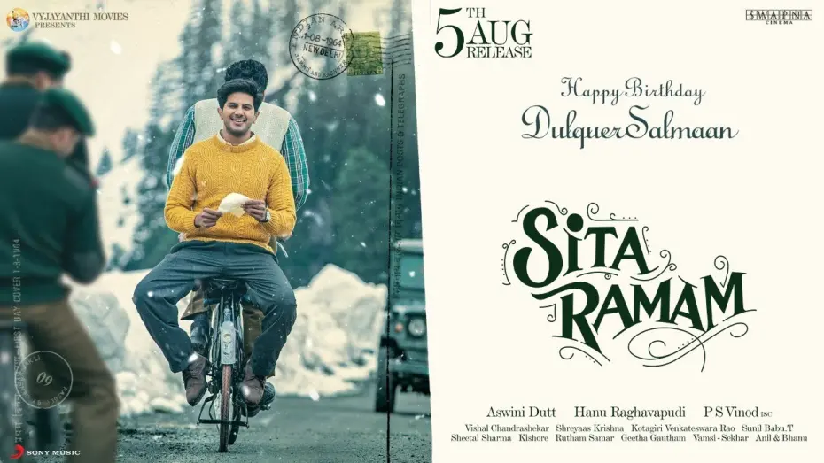Video for the film Sita Ramam — Glimpse of Lieutenant Ram | Happy Birthday Dulquer Salmaan | Hanu Raghavapudi | Swapna Cinema