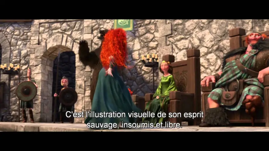 Video for the film Brave — Rebelle -  Bonus De beaux cheveux VOST