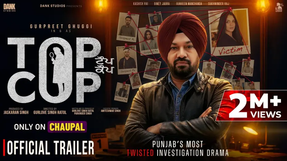 Video for the film Top Cop — TOP COP (Trailer) Gurpreet Ghuggi, Biney J, Kashish R, Gunveen | Gurlove Ratol | Dank Studios