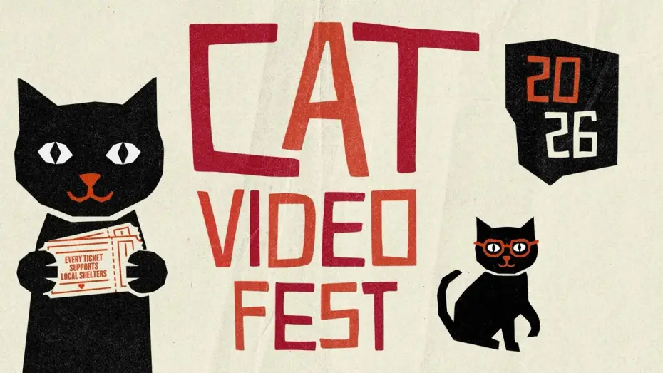 Video for the film CatVideoFest 2026 — CatVideoFest 2026 - Official Trailer - Oscilloscope Laboratories HD