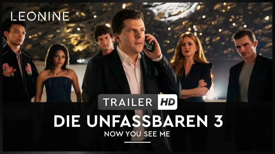 Video for the film Now You See Me 3 — Die Unfassbaren 3 – Now you see me - Trailer (deutsch/german; FSK 6) - Ab 13.11. im Kino