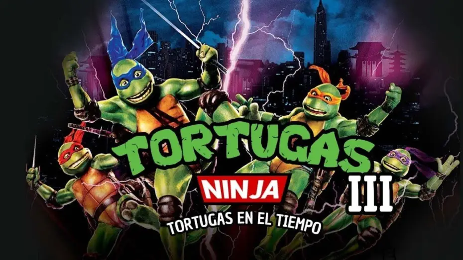 Video for the film Teenage Mutant Ninja Turtles III — TRAILER Tortugas Ninja III