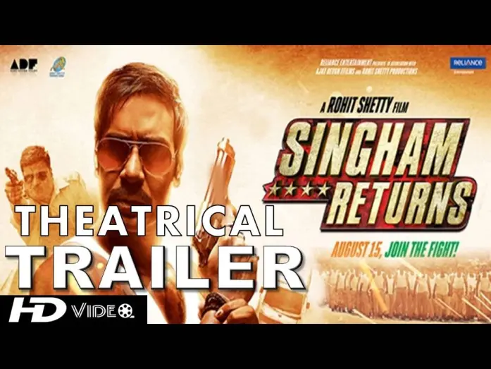 Video for the film Singham Returns — Singham Returns Official Theatrical Trailer | Ajay Devgn & Kareena Kapoor