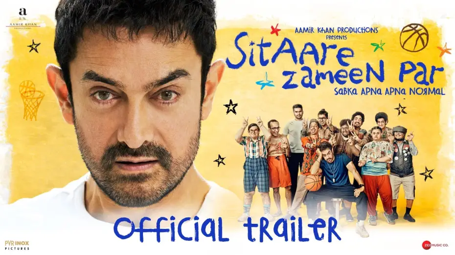 Video for the film Sitaare Zameen Par — Sitaare Zameen Par | Official Trailer | Aamir Khan | Genelia Deshmukh | 20th June 2025