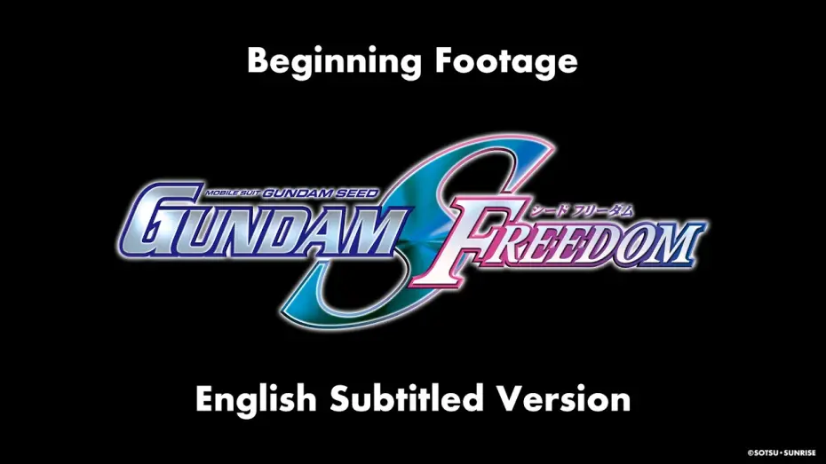 Video for the film Mobile Suit Gundam SEED FREEDOM — “Mobile Suit Gundam SEED FREEDOM” Beginning Footage 《Theme Song “FREEDOM”》 (English Subtitle Ver.)