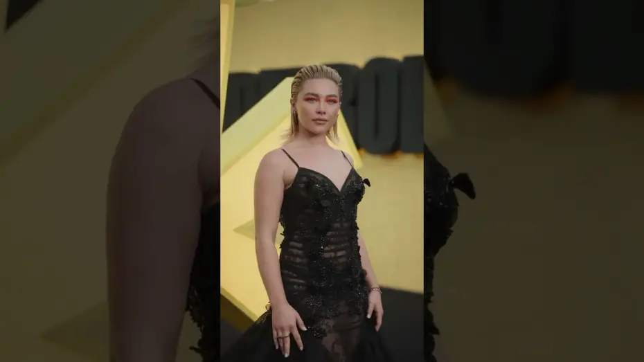 Video for the film Thunderbolts — Florence Pugh AKA Yelena lights up the European Premiere!