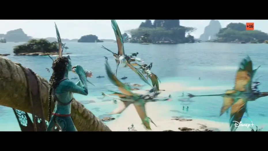 Video for the film Avatar: The Way of Water — Disponible en Disney+