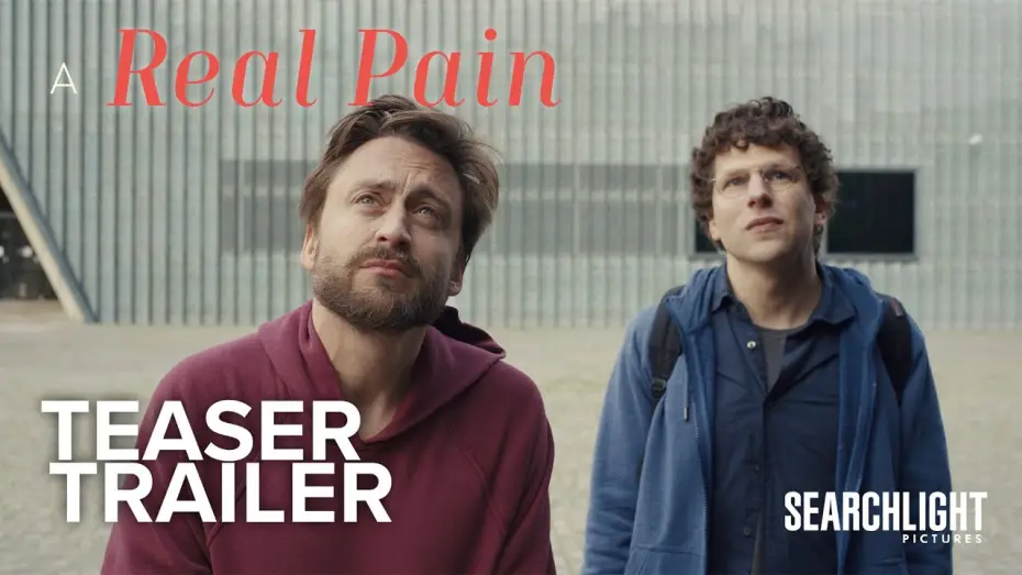 Video for the film A Real Pain — Teaser Trailer